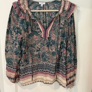 Current Air Multicolor Floral Blouse